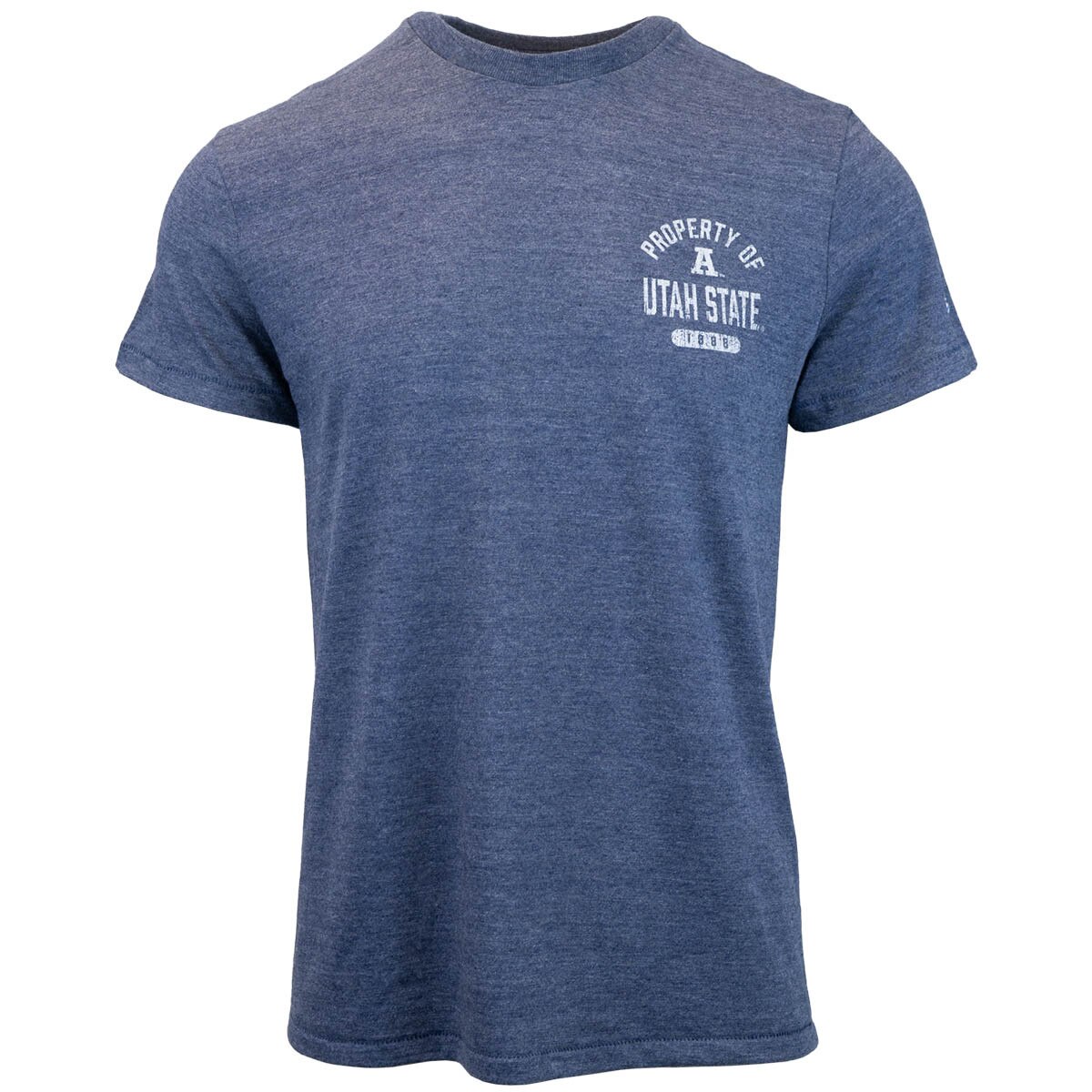 property of utah state champion heathered navy unisex t-shirt